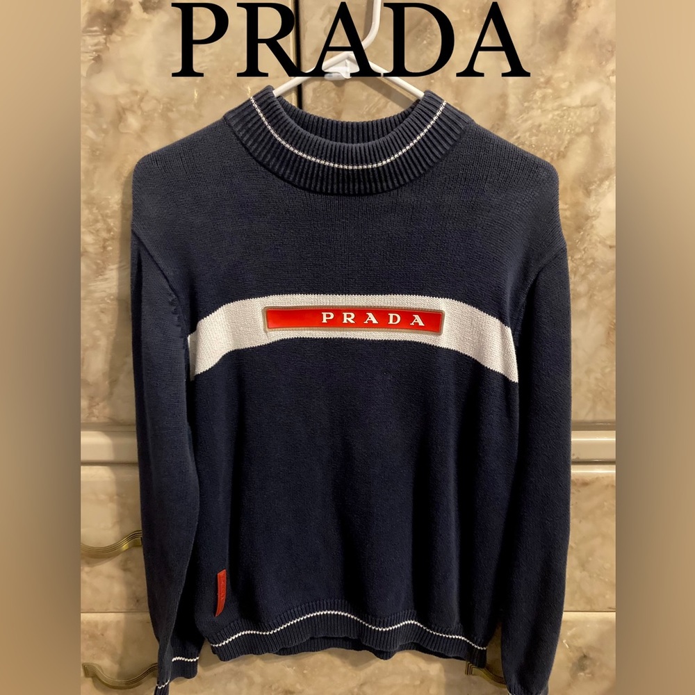 Prada Sweater Blue Medium